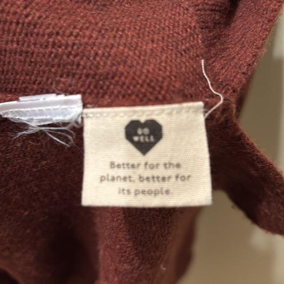 Madewell woman's wool brown/maroon sweater - Picture 8 of 8